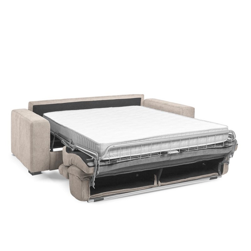 Divano letto Crien 3 posti con poggiatesta reclinabili – Lino Roma 03 - immagine 6