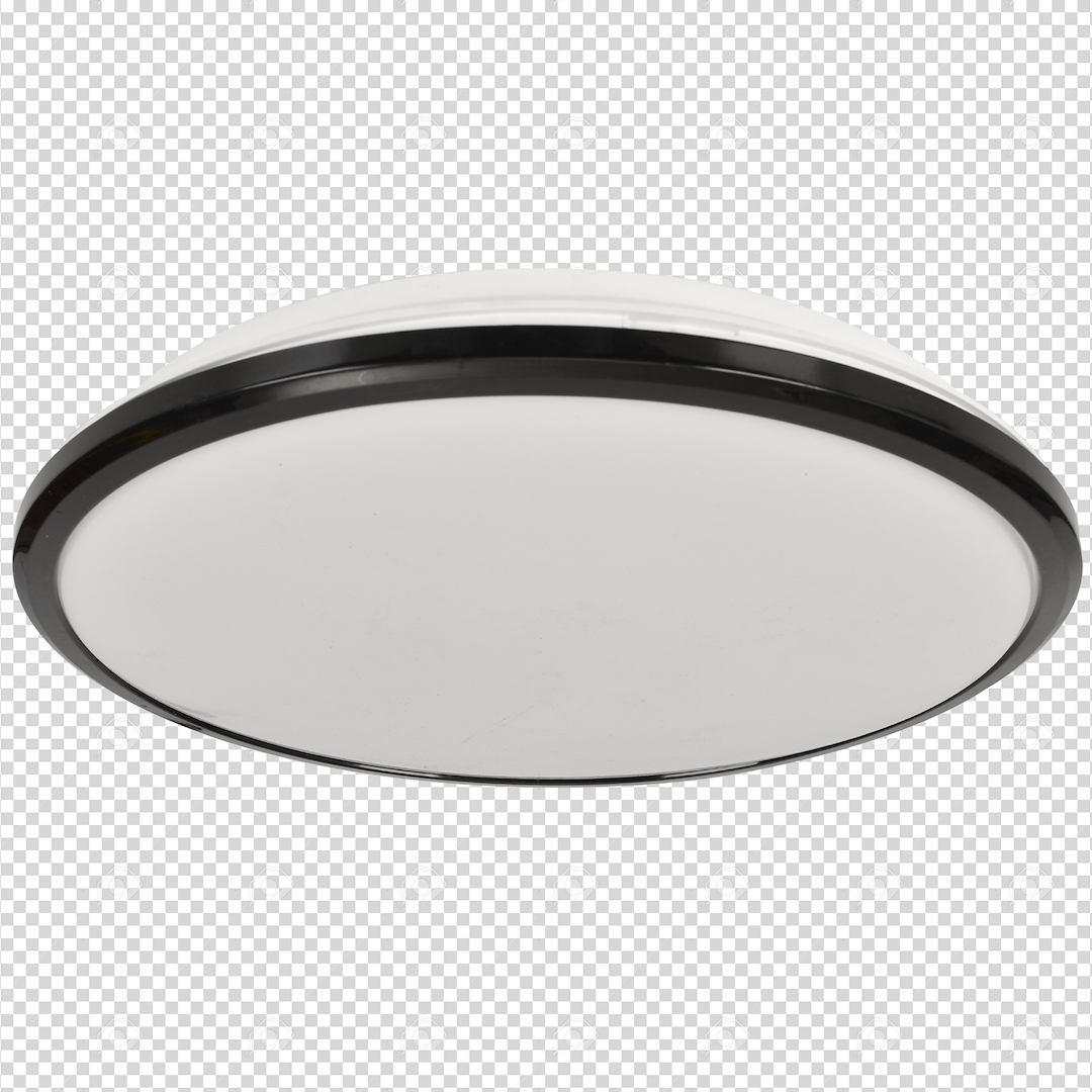 Plafoniera LED TERMA 24W Ø36 cm Nera IP44 – Luce Neutra 4000K - immagine 7